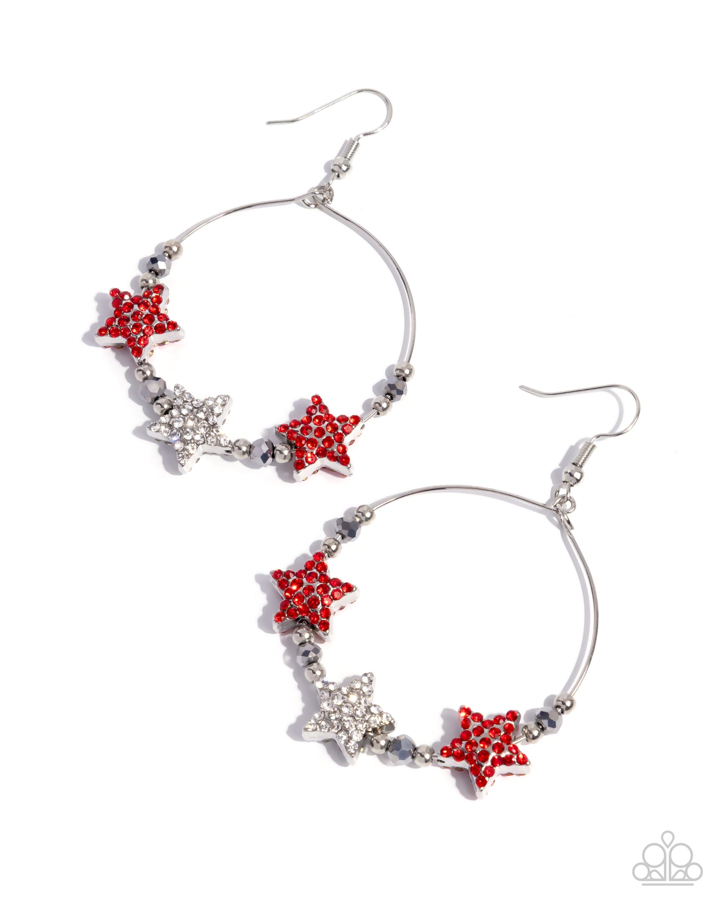 Country Countdown Red Earrings - Jewelry by Bretta