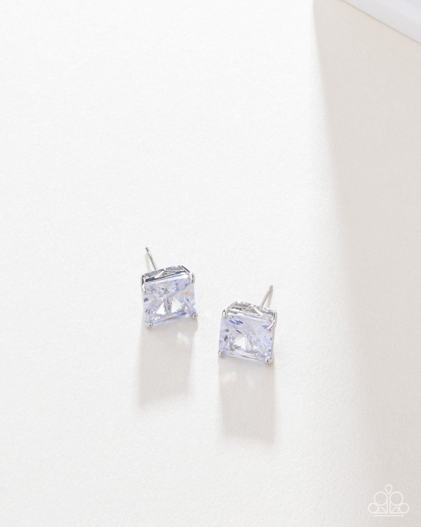 GLOW Time White Earrings - Jewelry by Bretta