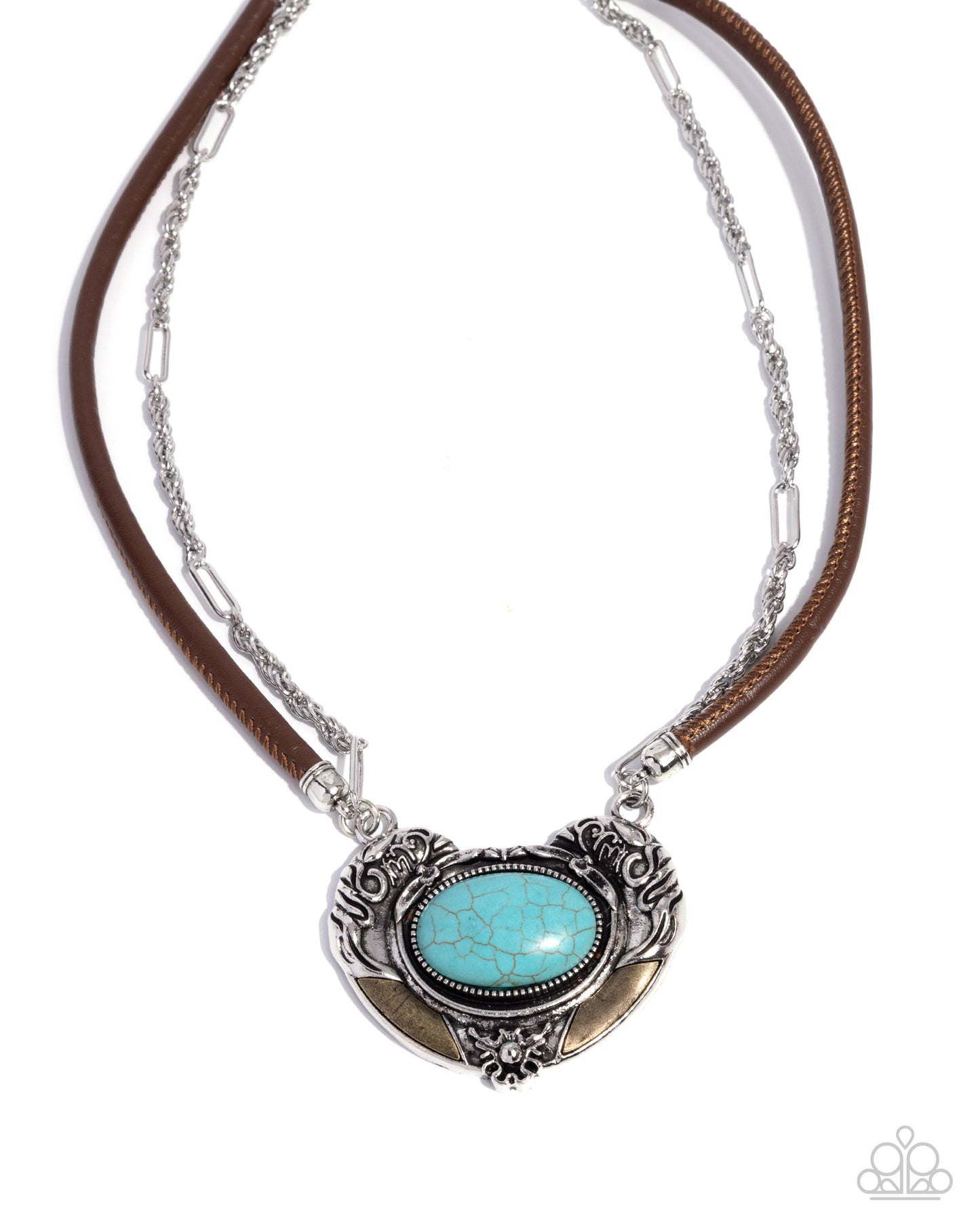 Grounded Gesture Blue Necklace - Jewelry by Bretta