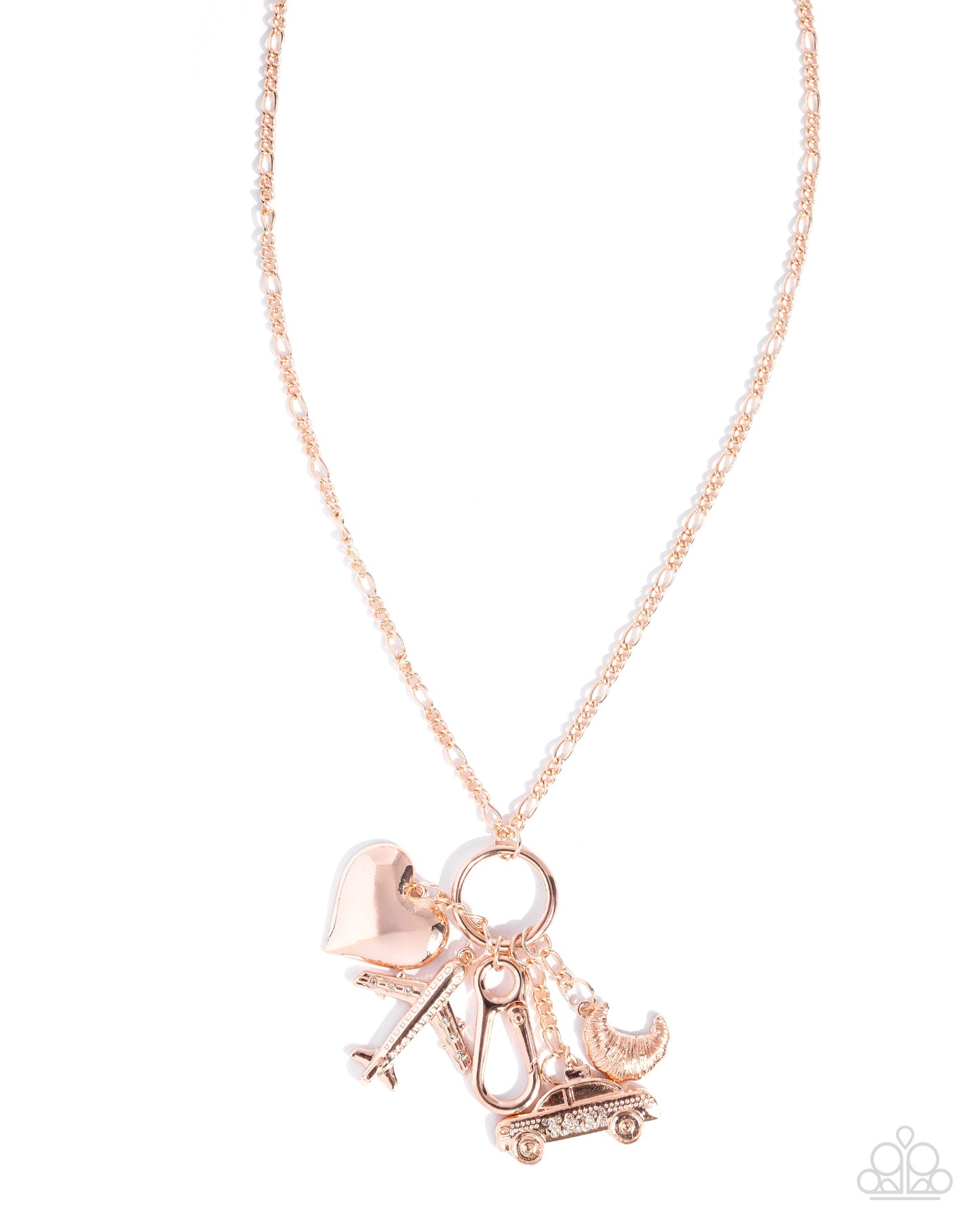 World Tour Rose Gold Necklace - Jewelry by Bretta