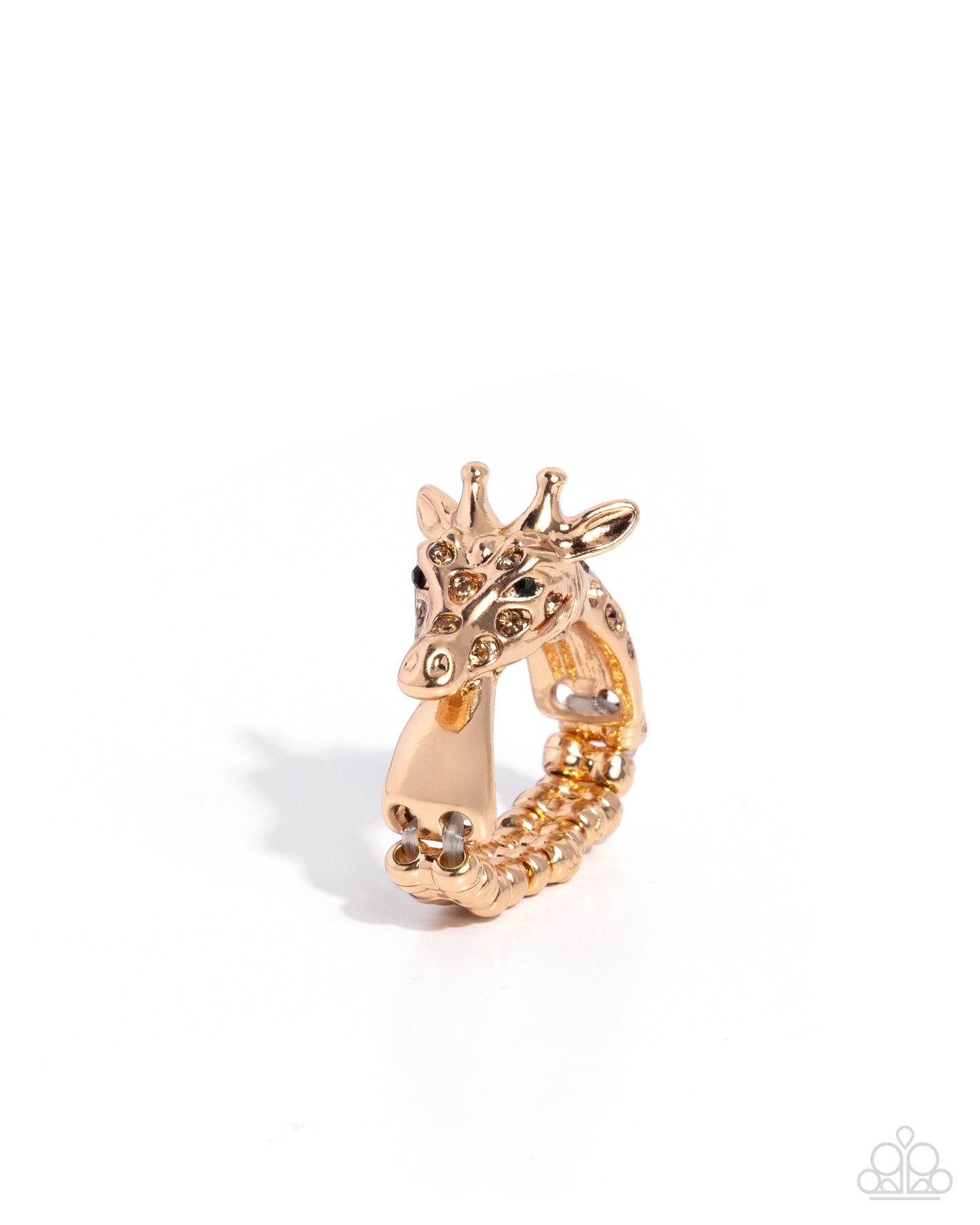 Giraffe Glam Brown Ring