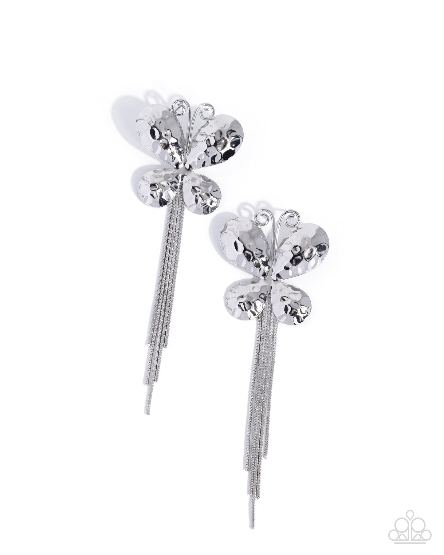 Butterfly Boardroom Silver Earrings - Jewelry by Bretta