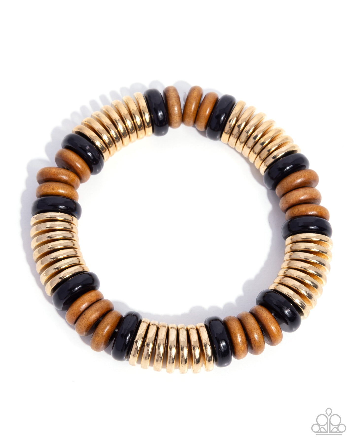 Wood Work Black Bracelet - Jewelry by Bretta