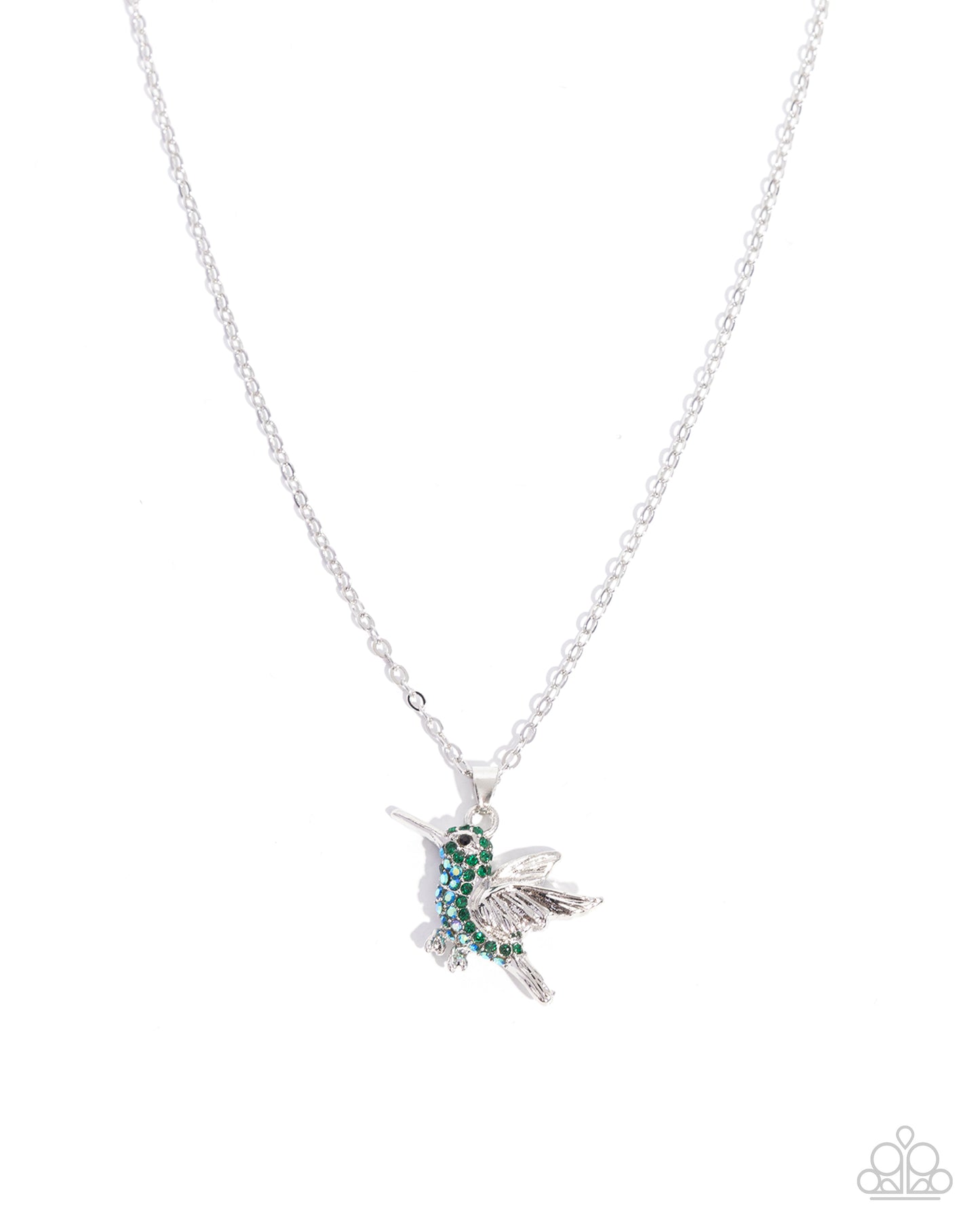 Harmonious Hummingbird Green Necklace