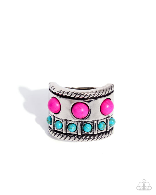 Seasonal Stones Pink Ring