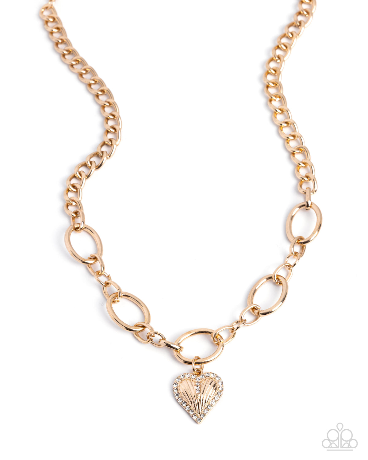Lunch Date gold layered heart necklace by Jewelry by Bretta