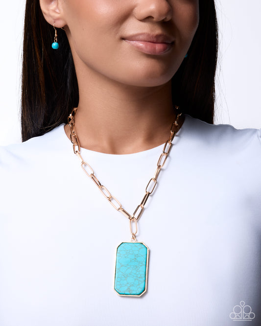 Rustic Red Carpet Gold Necklace | Jewelry by Bretta