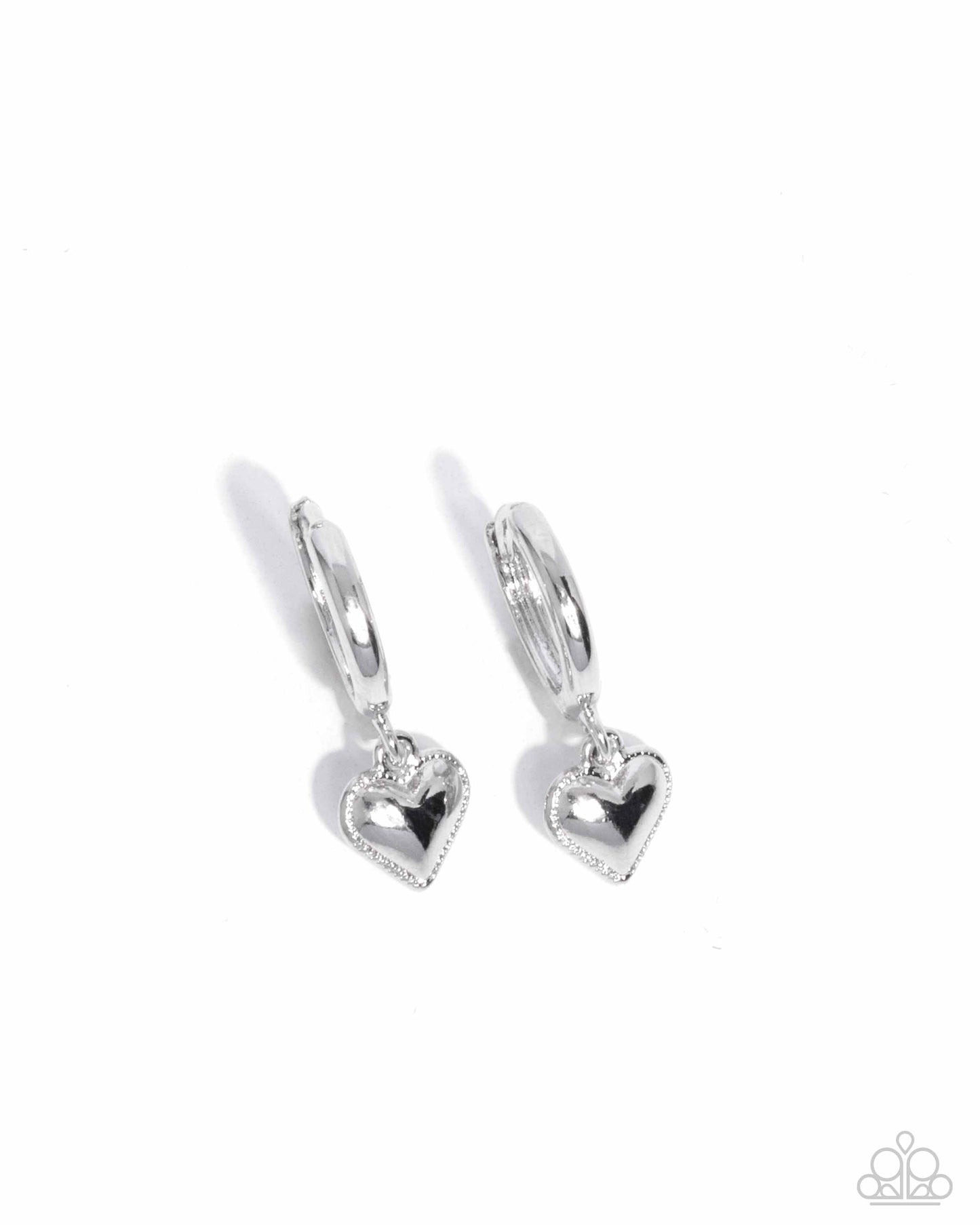 Emotive Elegance Silver Heart Earrings - Jewelry by Bretta