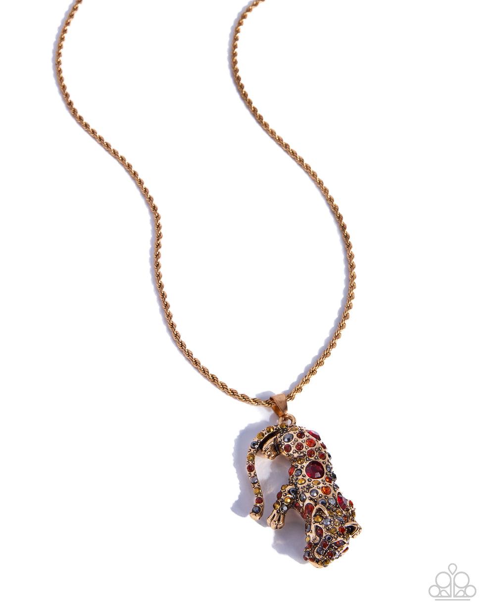 Gold leopard neclace