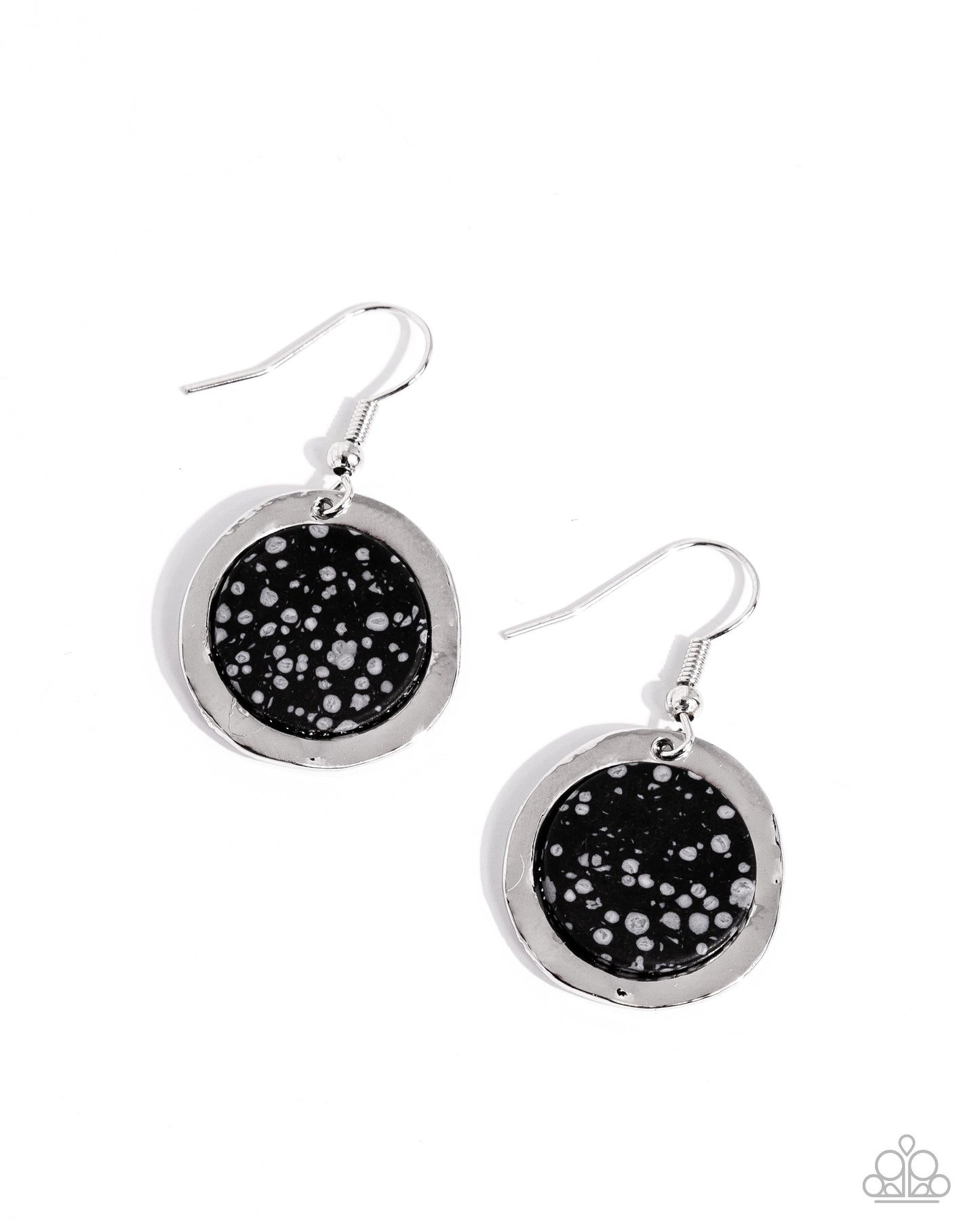 Pendant Paradox Black Earrings