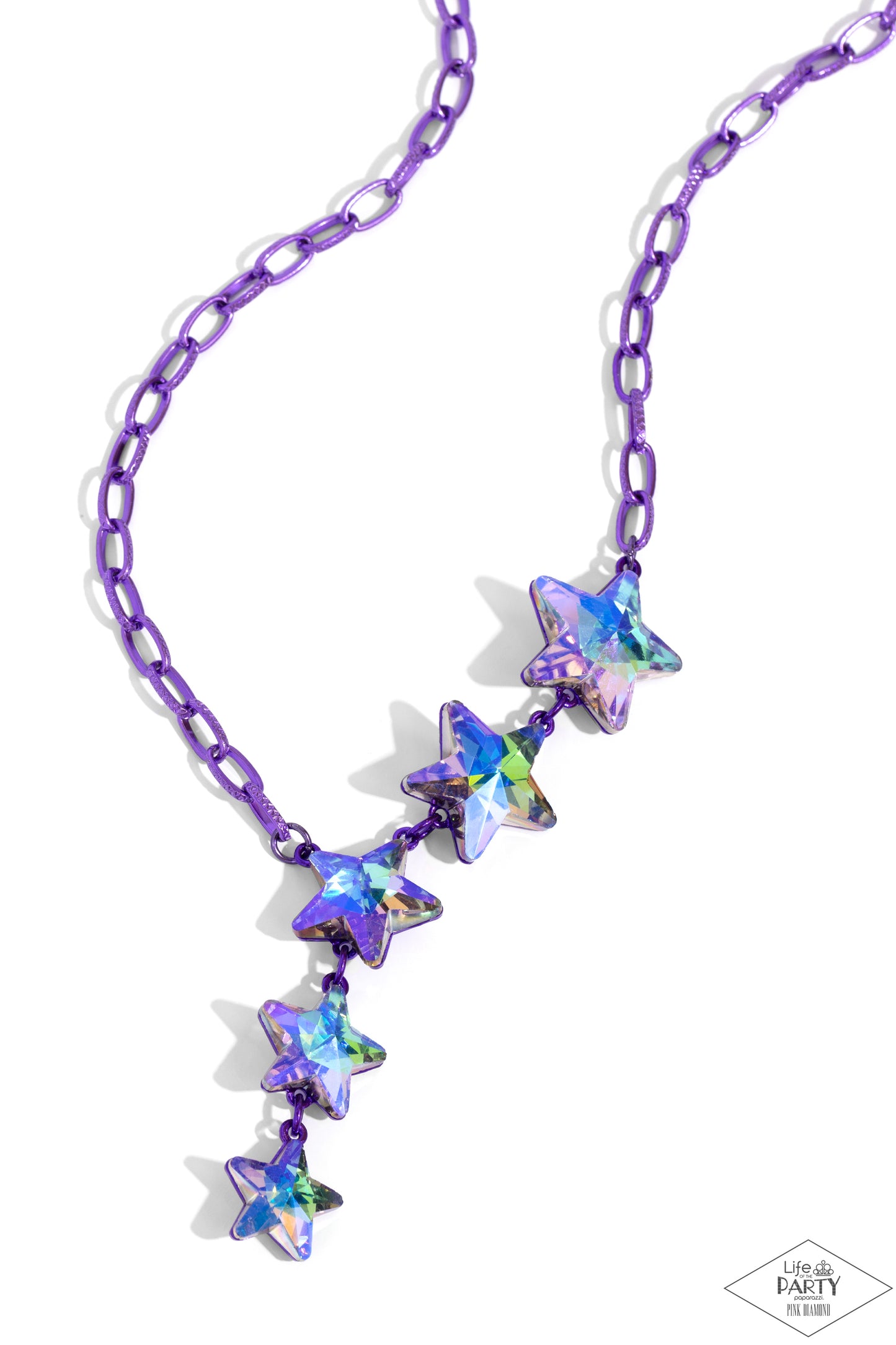 Star-Crossed Sparkle Purple Star Necklace - Jewelry by Bretta