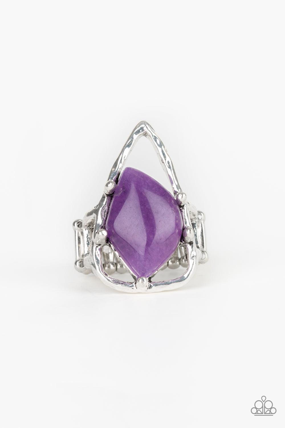 Paparazzi Accessories-Get The Point - Purple Ring