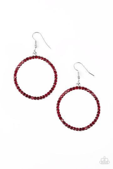 Paparazzi Accessories- Stoppin Traffic - Red Earrings