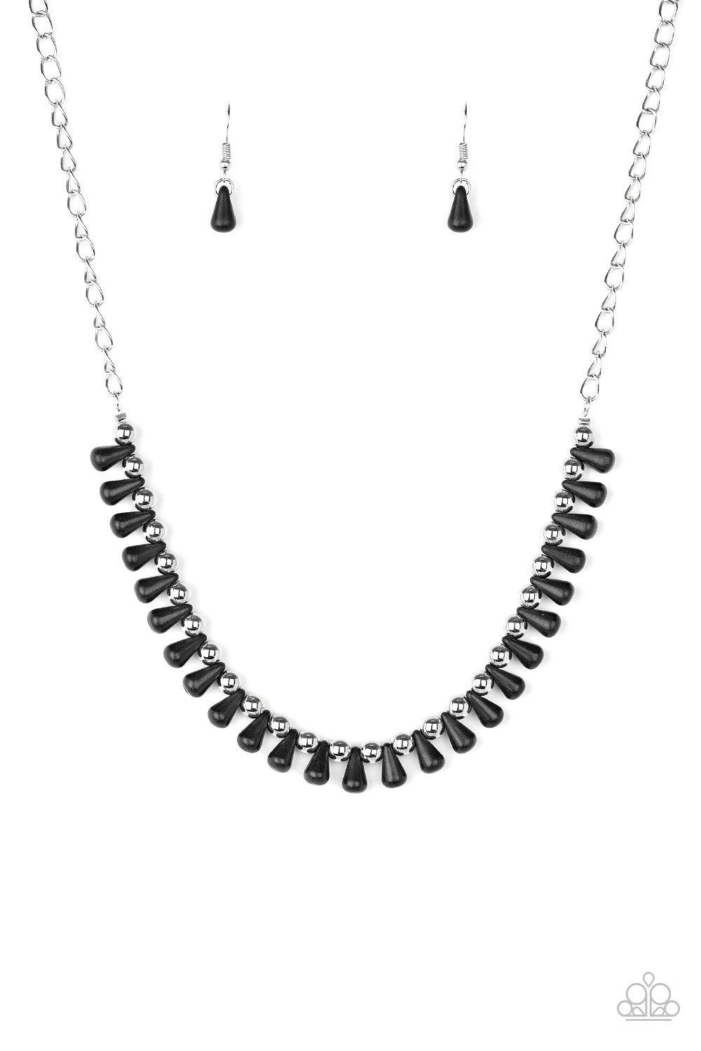 Extinct Species Black Necklace -Jewelry by Bretta