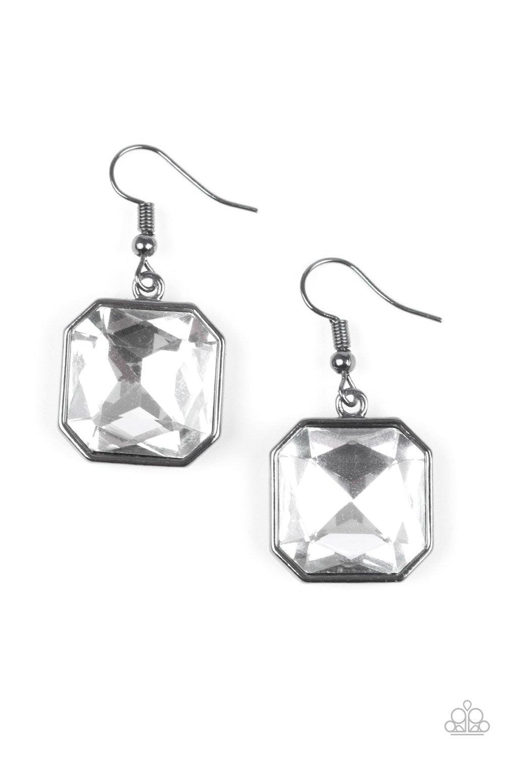 Paparazzi Accessories-Me, Myself, and IDOL - Black Earrings