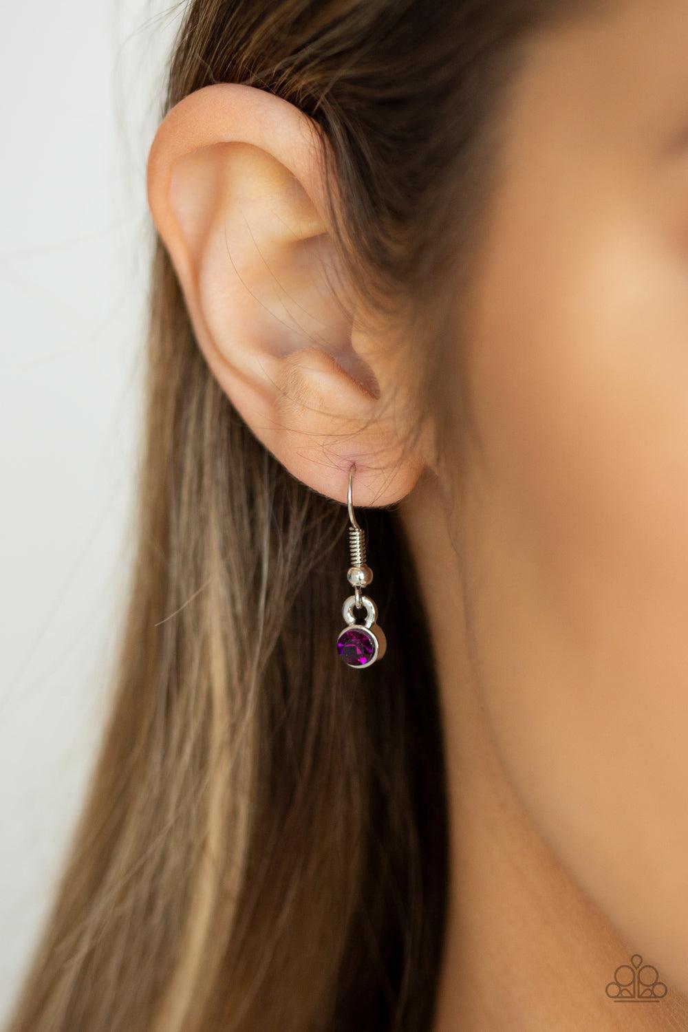 Paparazzi Accessories-Metro Storm - Purple Necklace - jewelrybybretta