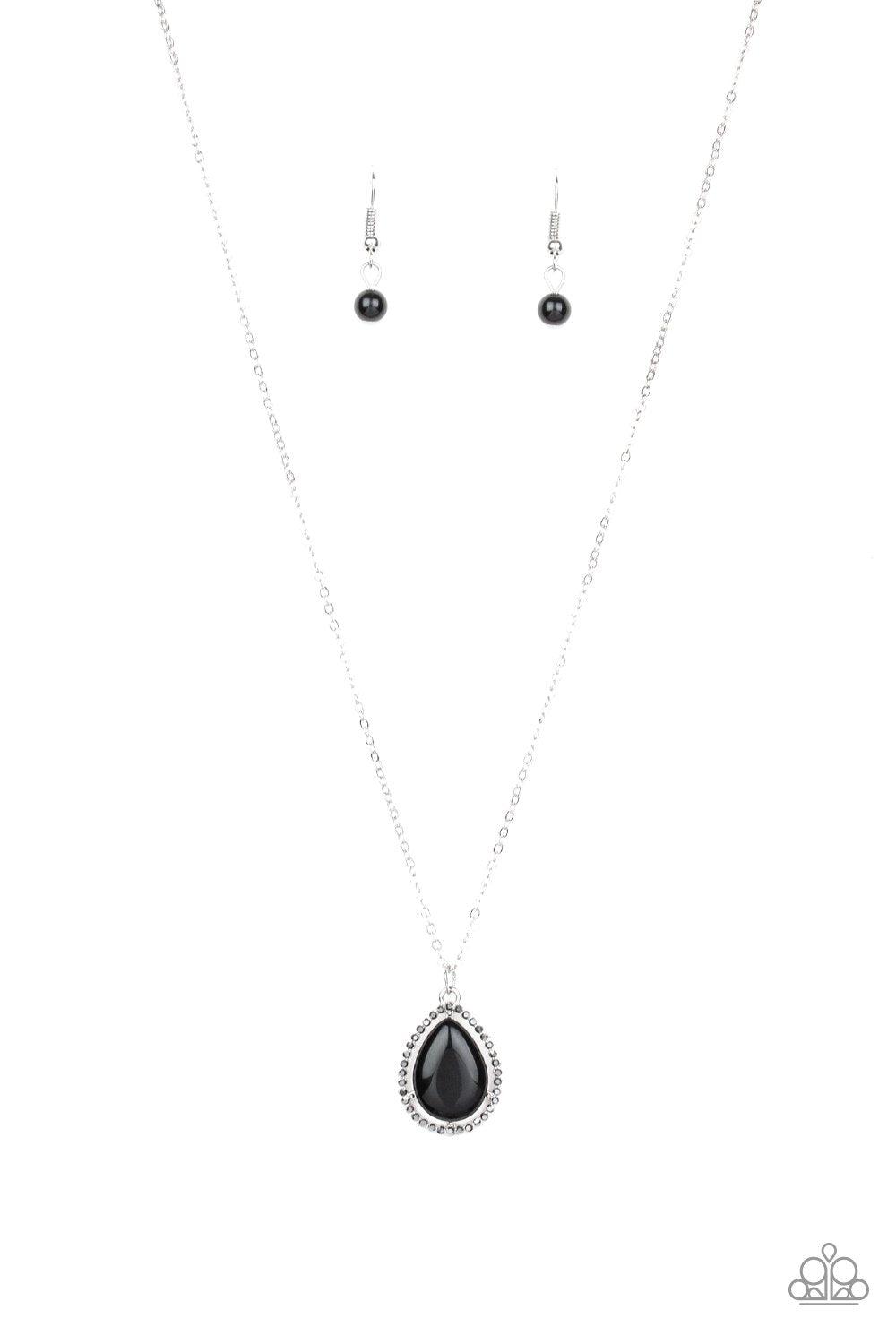Paparazzi Accessories-In GLOW Spirits - Black Necklace