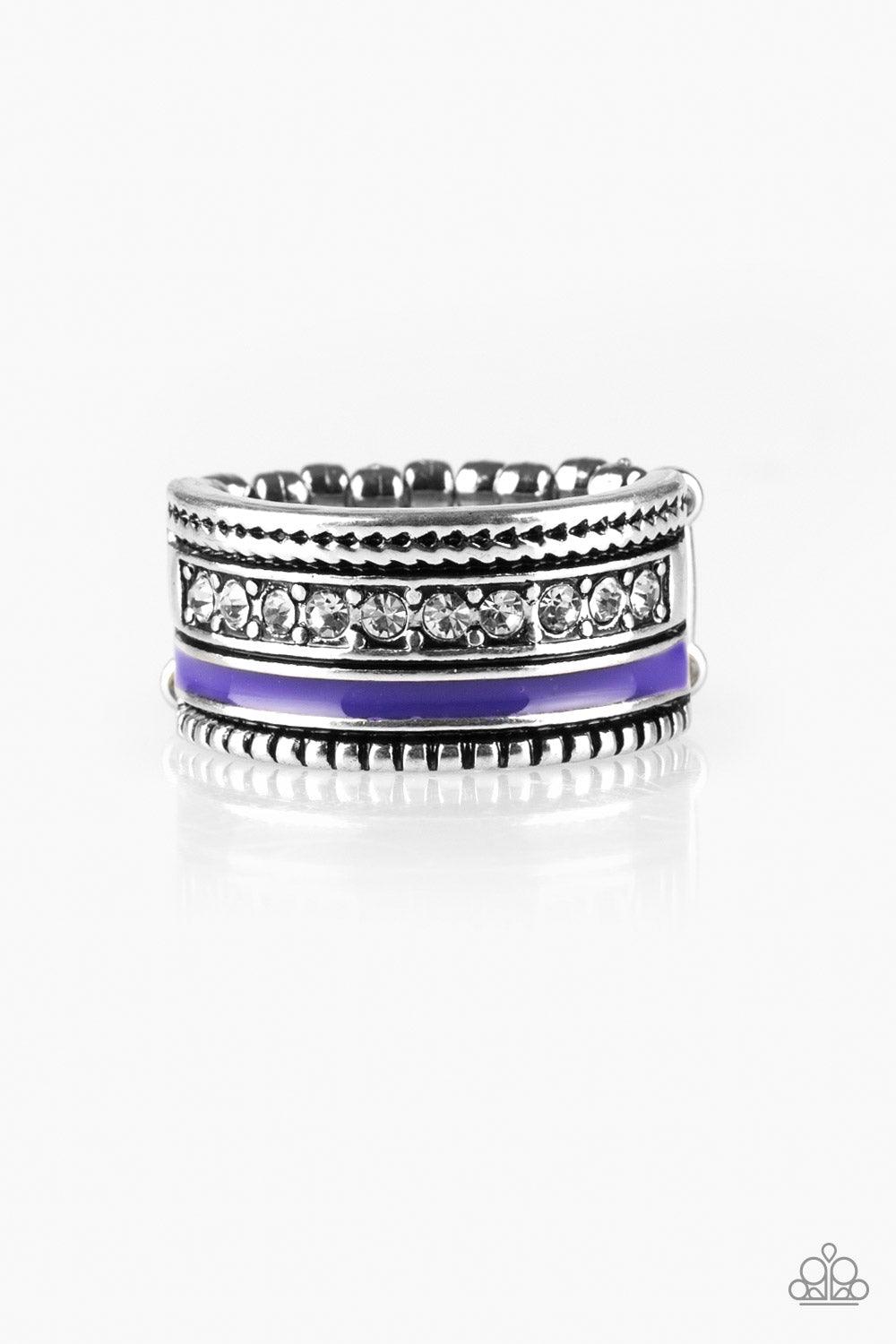 Paparazzi Accessories-Rich Rogue - Purple Ring