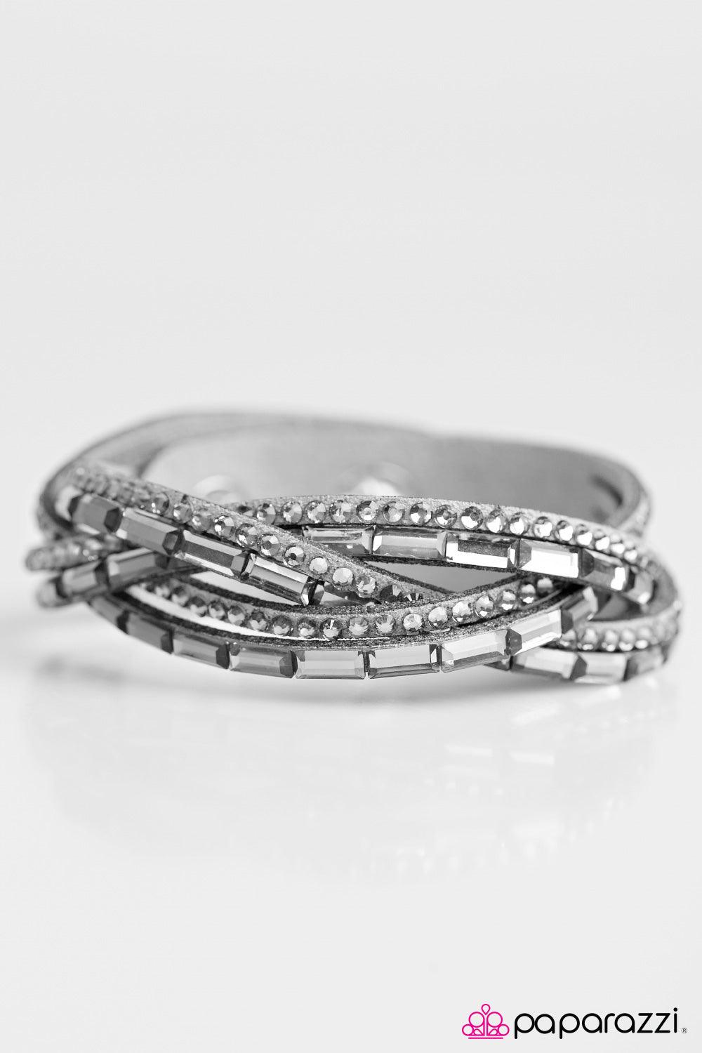 Paparazzi Accessories-Too Cool For School - Silver Bracelet