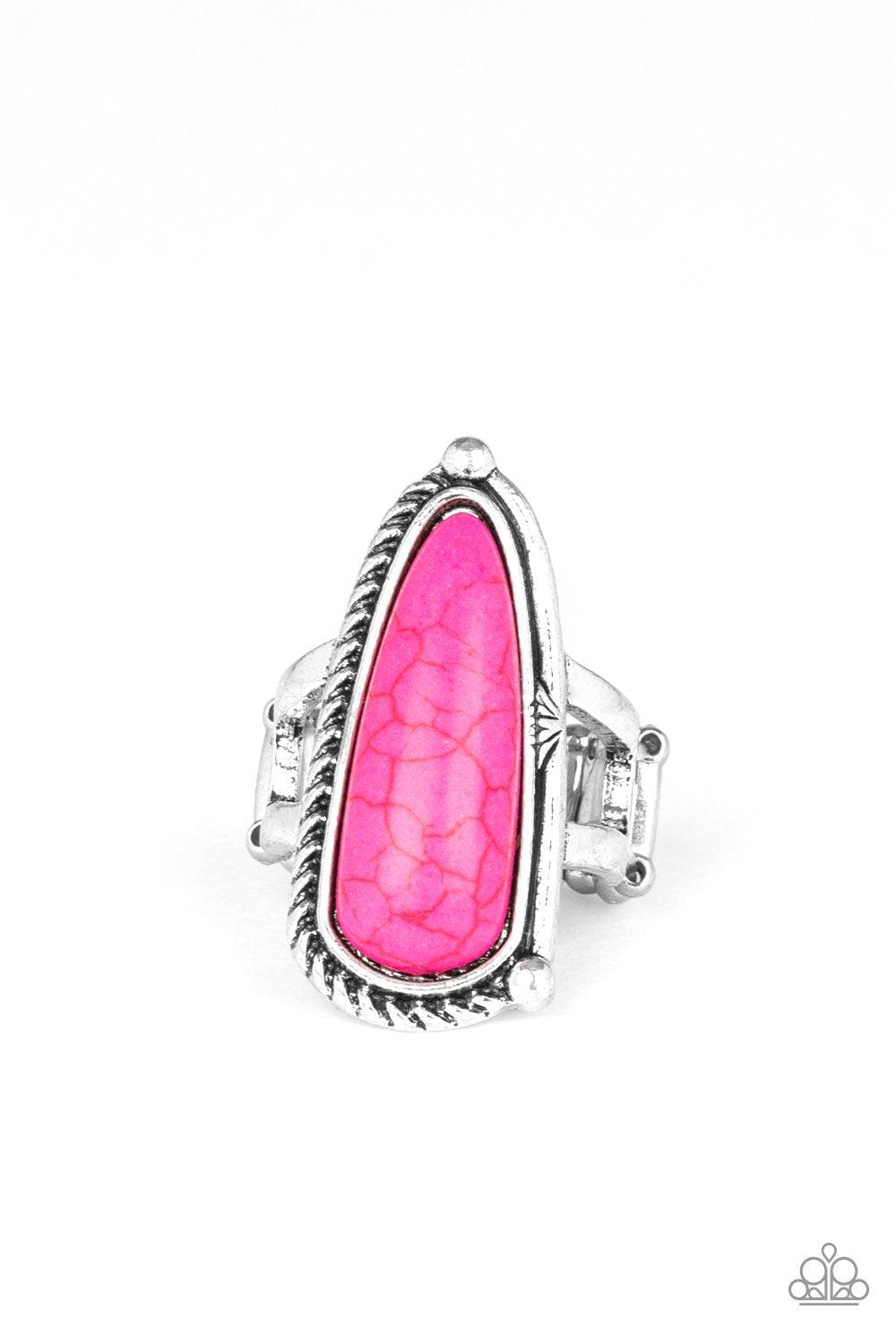 Paparazzi Accessories-Pioneer Plains - Pink Ring