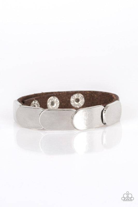 Off-Road Rally Brown Bracelet - Jewelry By Bretta