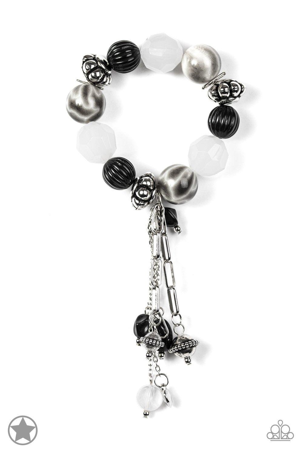 Lights! Camera! Action! Black Bracelet - Jewelry by Bretta