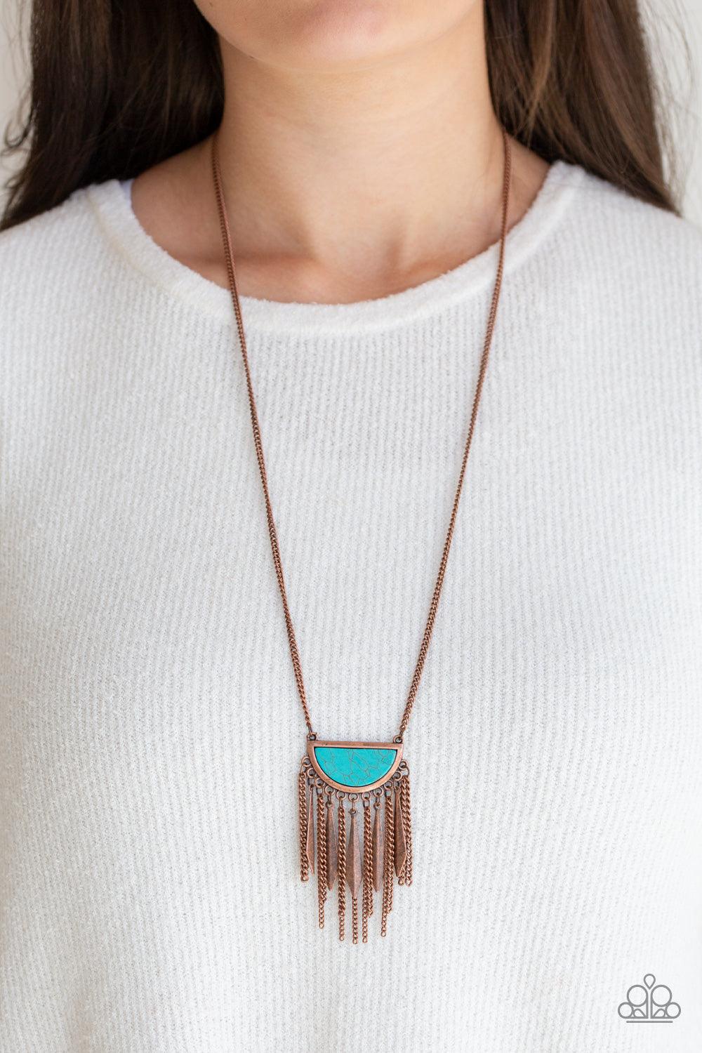 Paparazzi Accessories-Desert Hustle - Copper Necklace