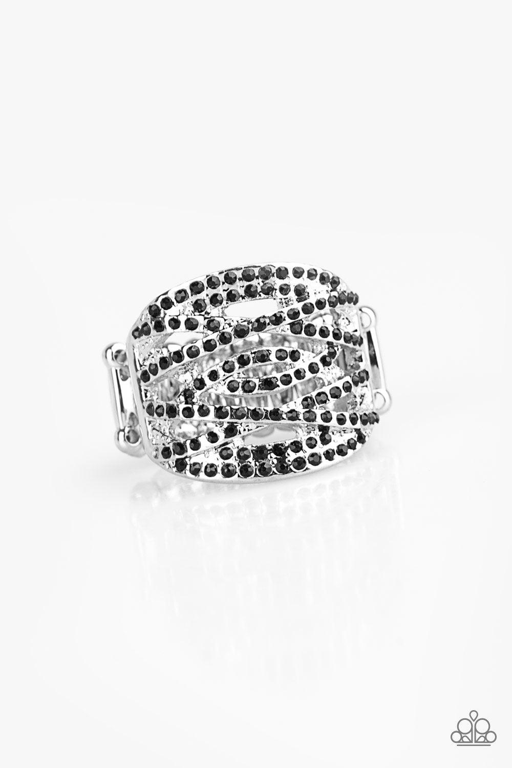 Paparazzi Accessories-The Money Maker - Black Ring