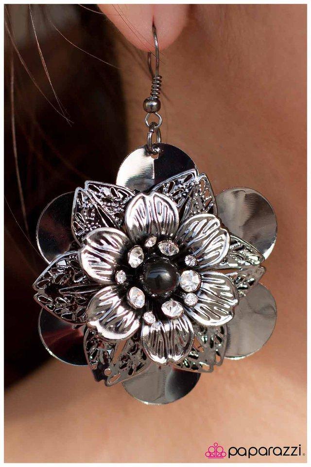Midnight Garden Black Earrings - Jewelry by Bretta