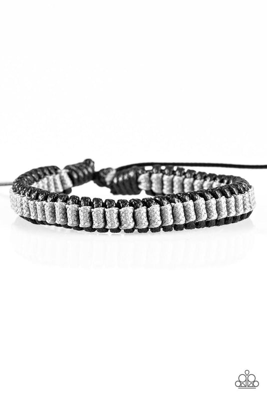 Paparazzi Accessories-Trail Tracker - Silver Urban Bracelet - jewelrybybretta