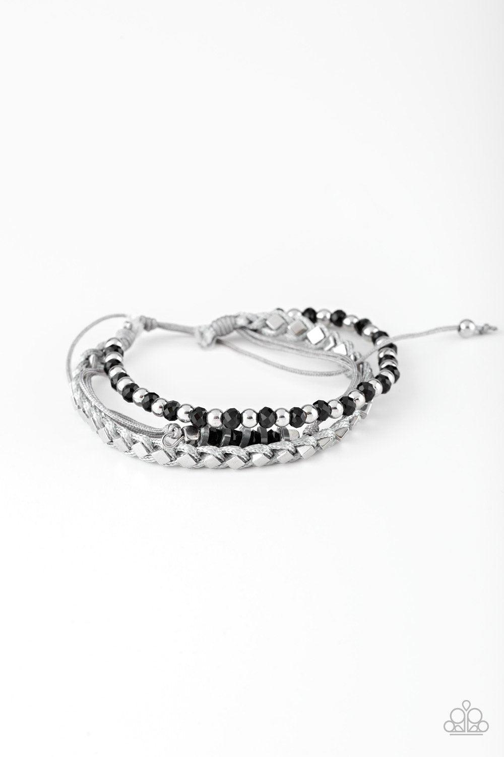 Paparazzi Accessories-Ultra Modern - Black Urban Bracelet