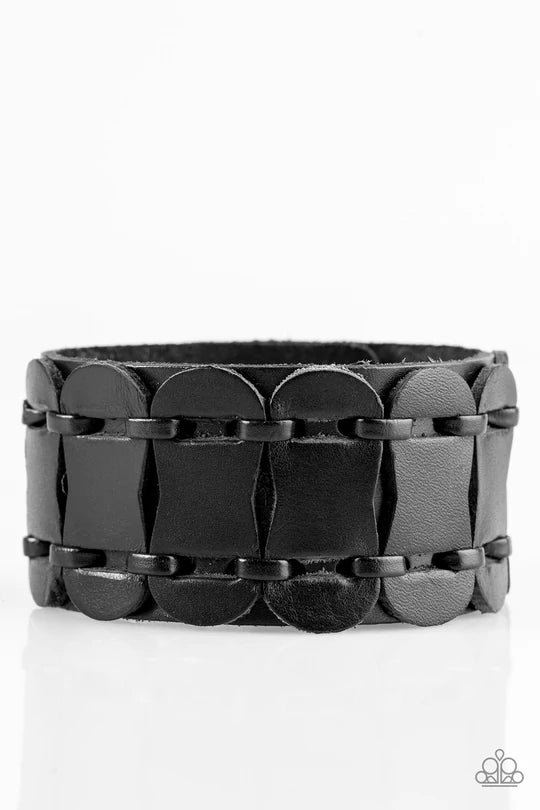 Traffic Control Black Bracelet - Jewelry by Bretta