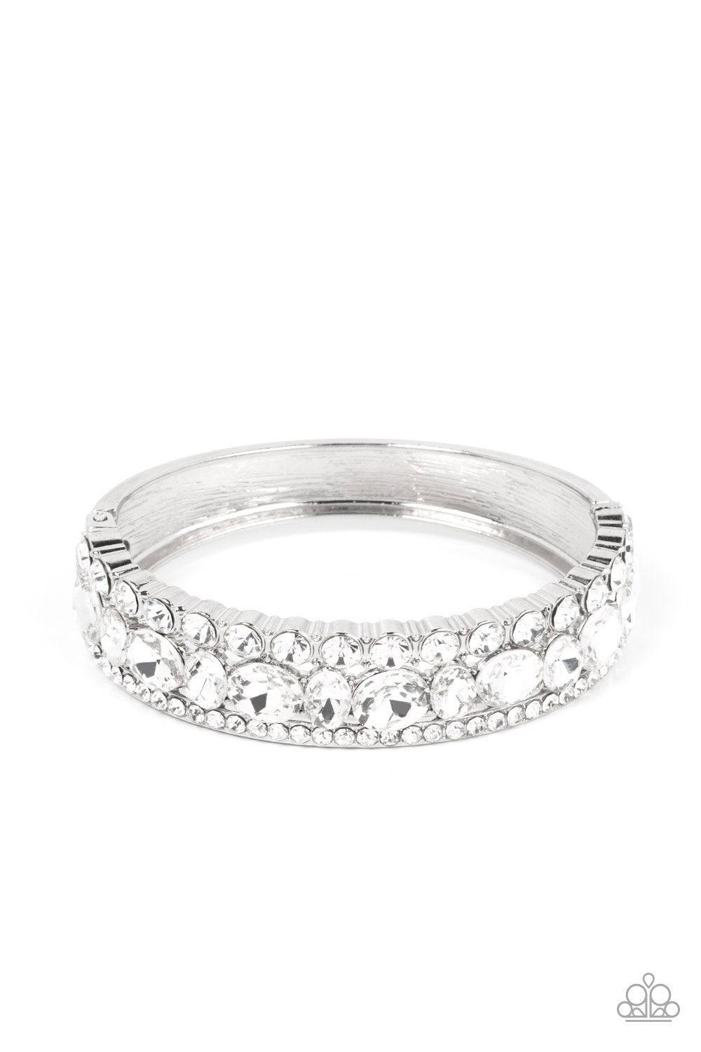 Mega Megawatt White Bracelet - Jewelry by Bretta