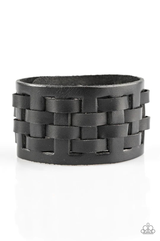 Road Hog Black Bracelet - Jewelry by Bretta