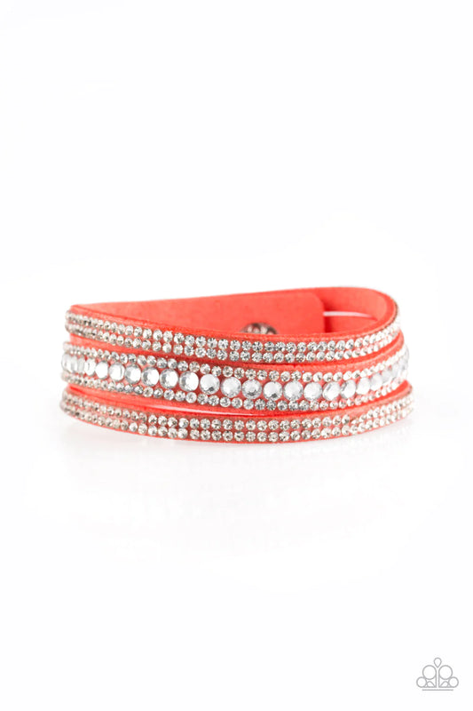Harlem Hustle Orange Bracelet - Jewelry by Bretta