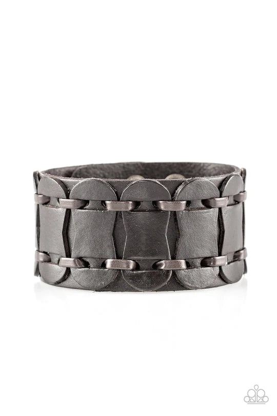Traffic Control Brown Bracelet - Jewelry by Bretta