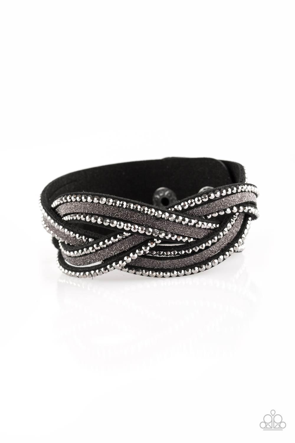 Paparazzi Accessories-Girls Do It Better - Black Bracelet