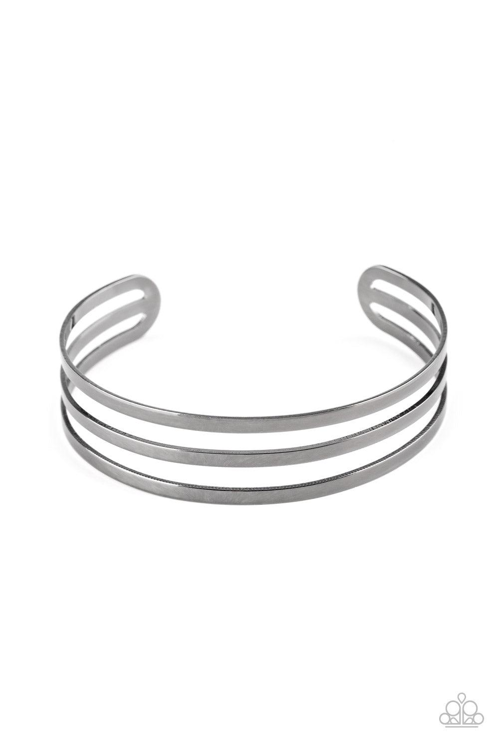 Paparazzi Accessories-Street Sleek - Black Bracelet