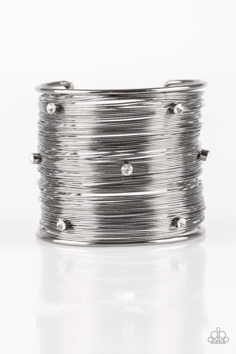 Paparazzi Accessories-Professional Prima Donna - Black Bracelet