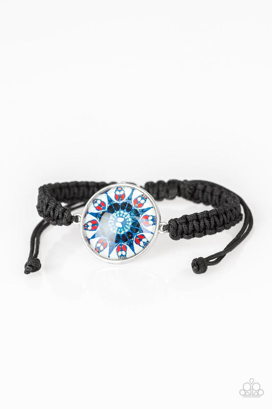 Paparazzi Accessories-Tropic Topic - Blue Urban Bracelet - jewelrybybretta