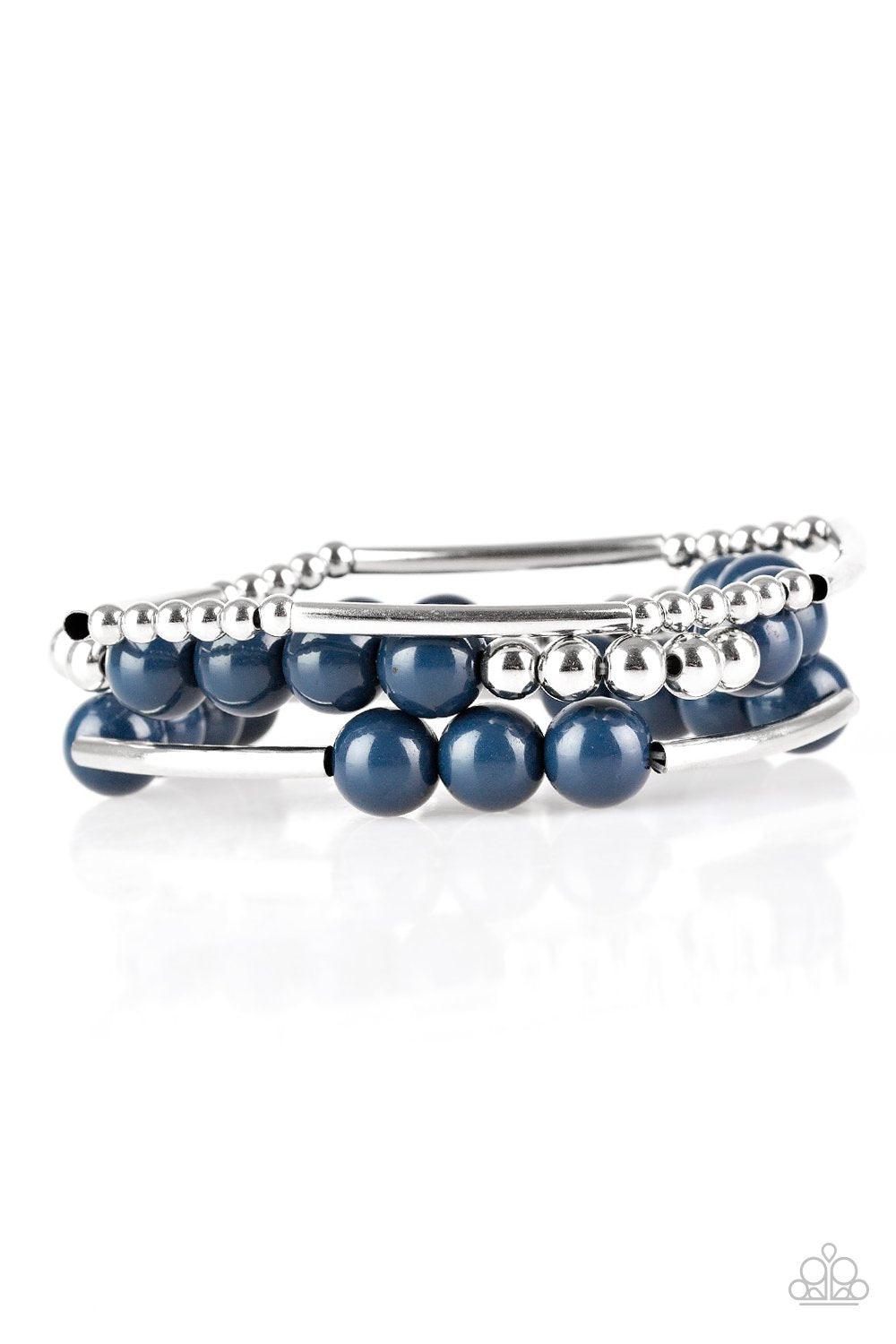 Paparazzi Accessories-New Adventures - Blue Bracelets