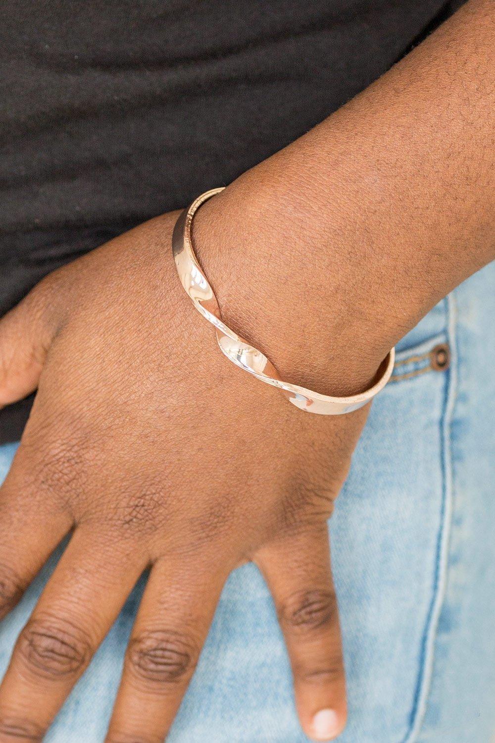 Traditional Twist Rose Gold Bracelet - Jewelry by Bretta