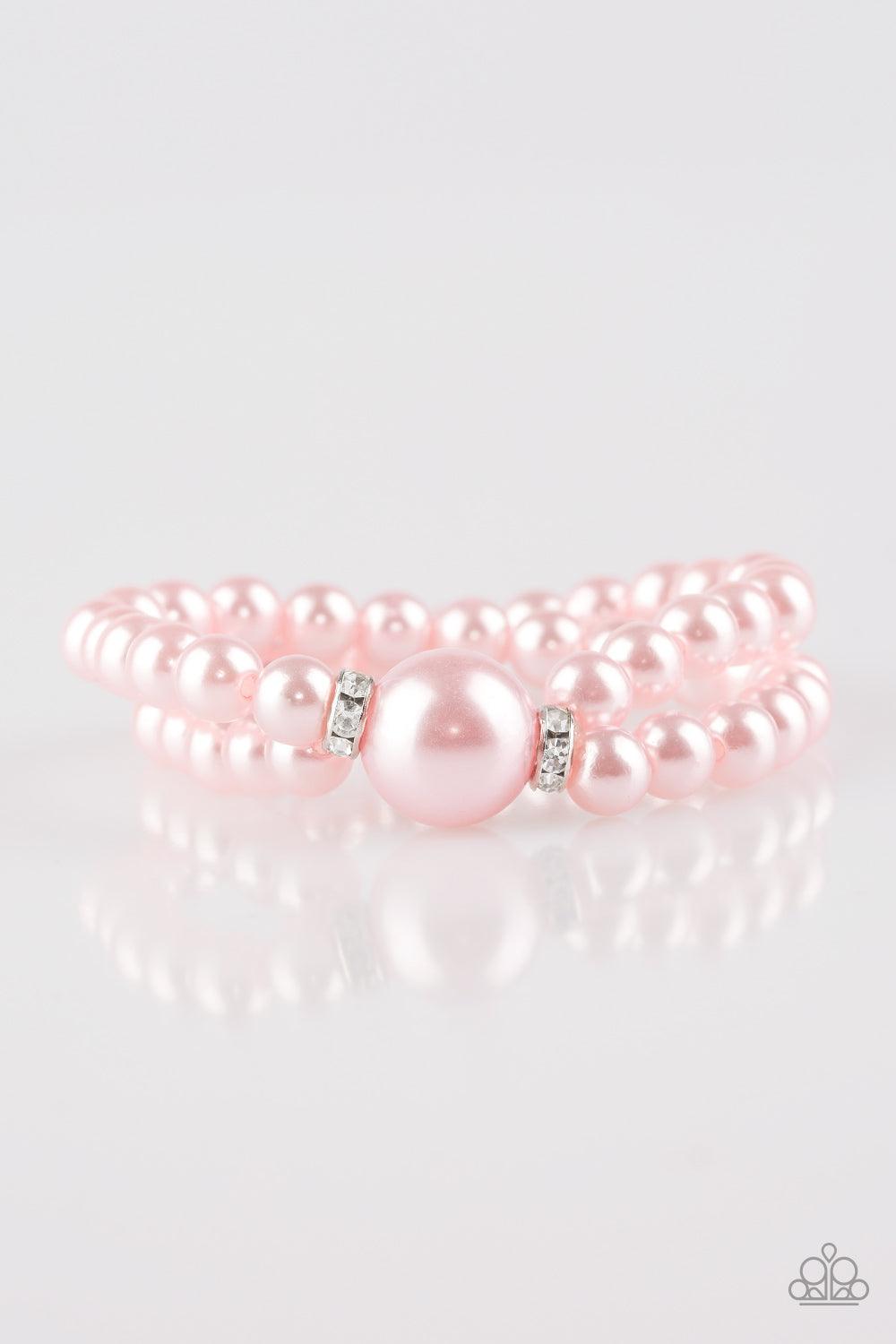 Paparazzi Accessories-Romantic Redux - Pink Bracelet