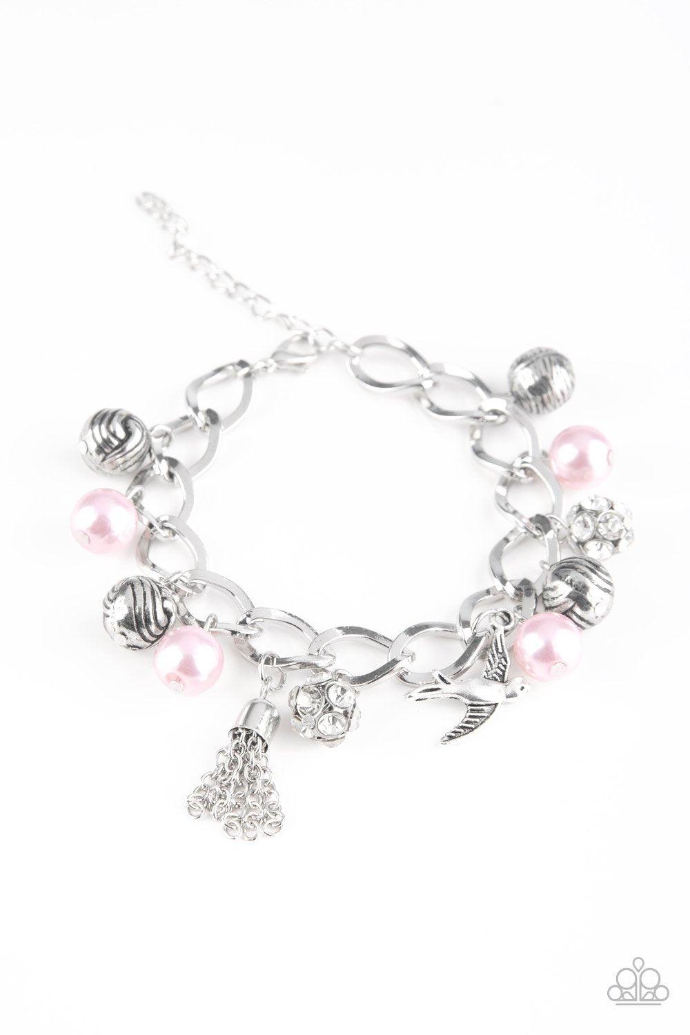 Lady Love Dove Pink Bracelet - Jewelry by Bretta