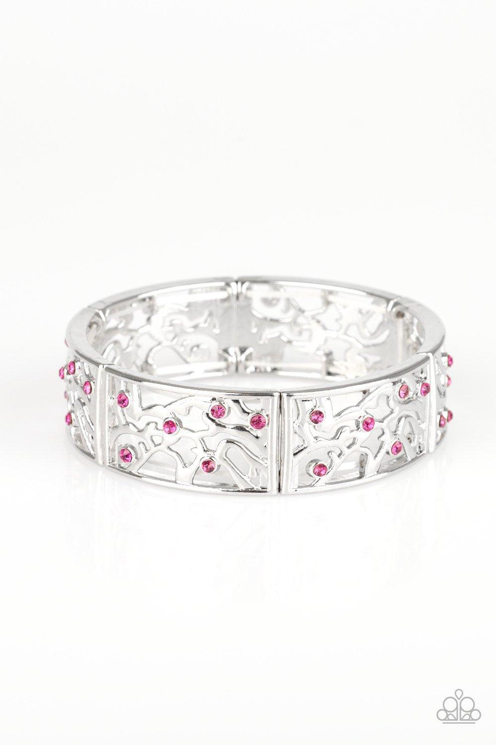 Paparazzi Accessories-Yours and VINE - Pink Bracelet