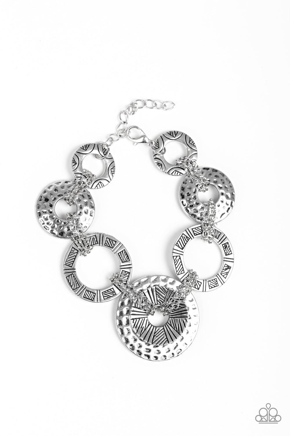 Paparazzi Accessories-Way Wild - Silver Bracelet