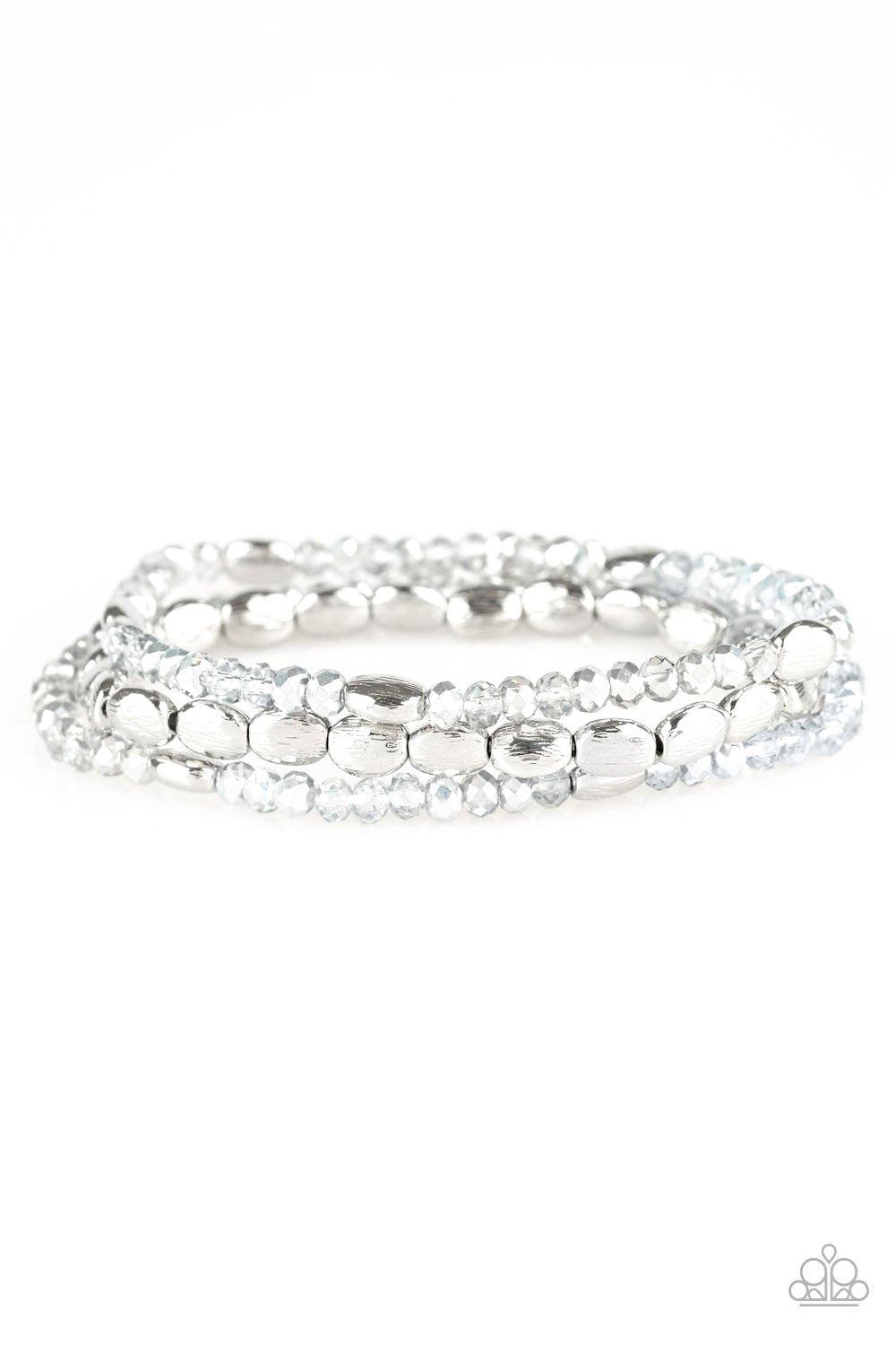Paparazzi Accessories-Hello Beautiful - Silver Bracelets
