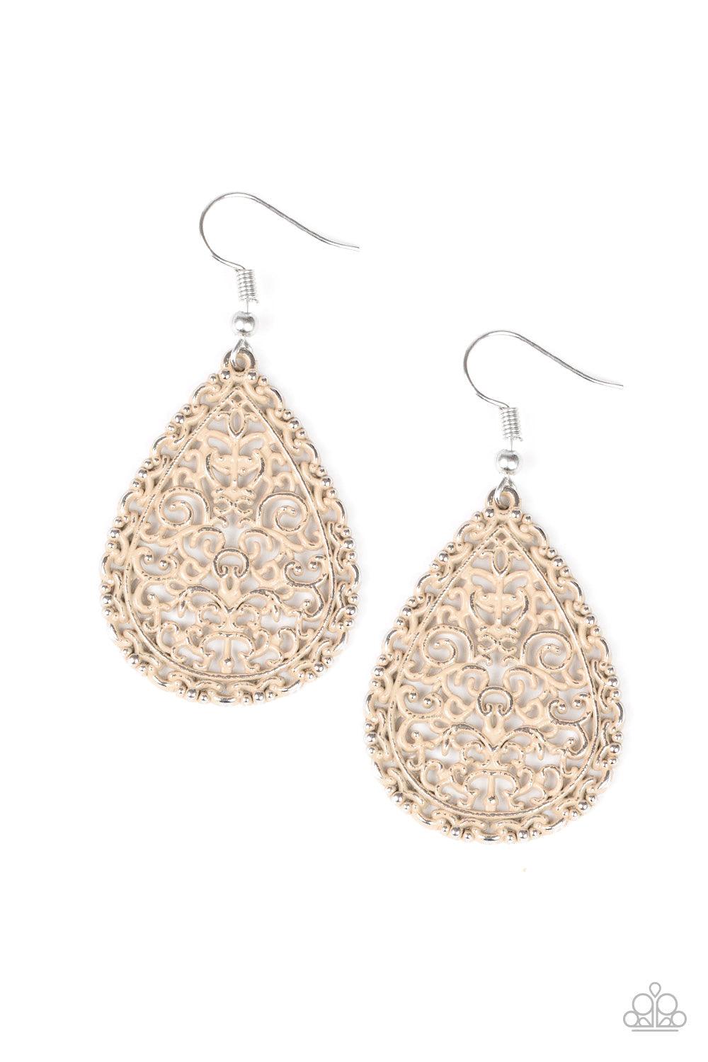Paparazzi Accessories-Indie Idol - Brown Earrings