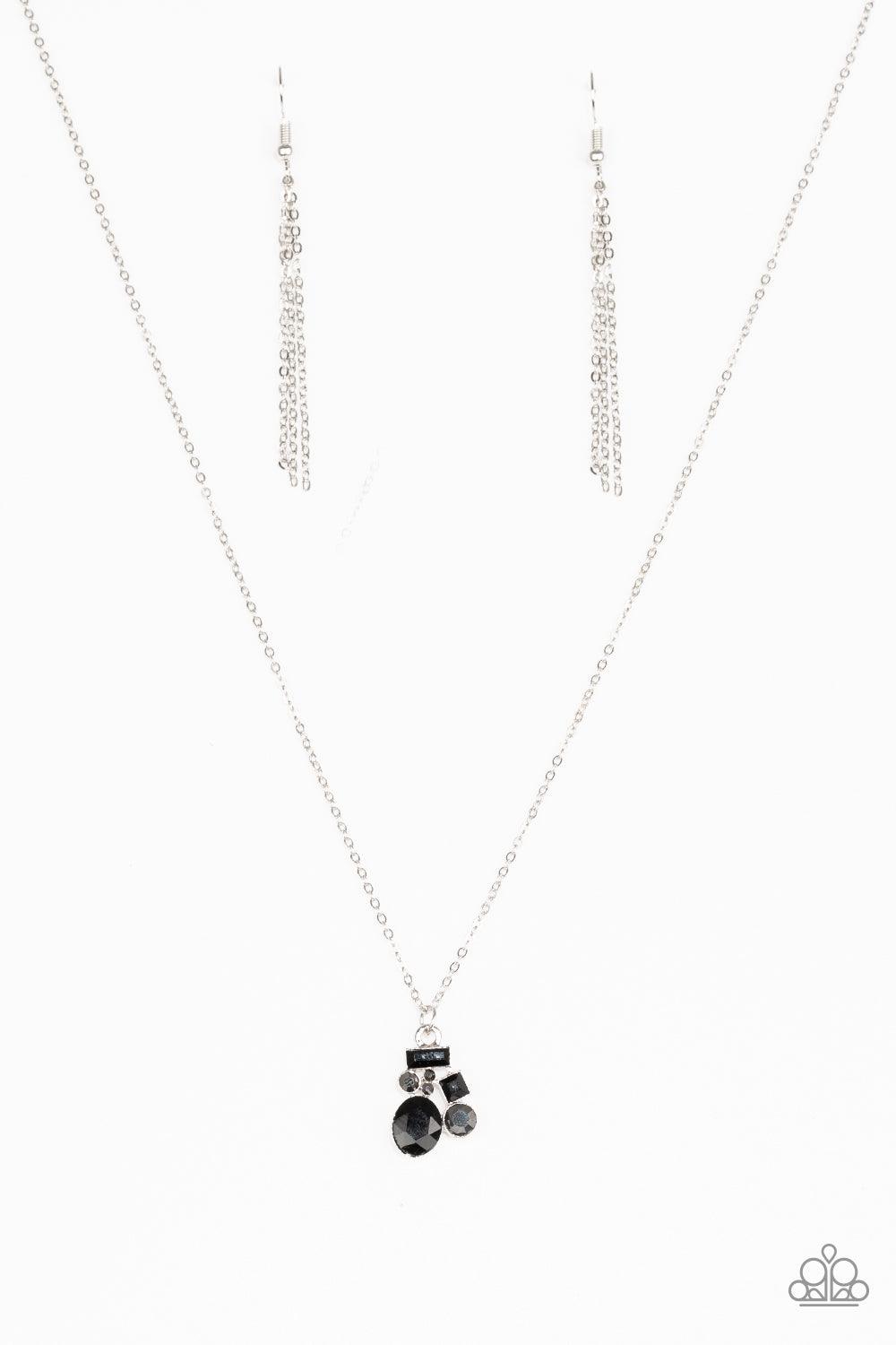 Paparazzi Accessories-Time To Be Timeless - Black Necklace