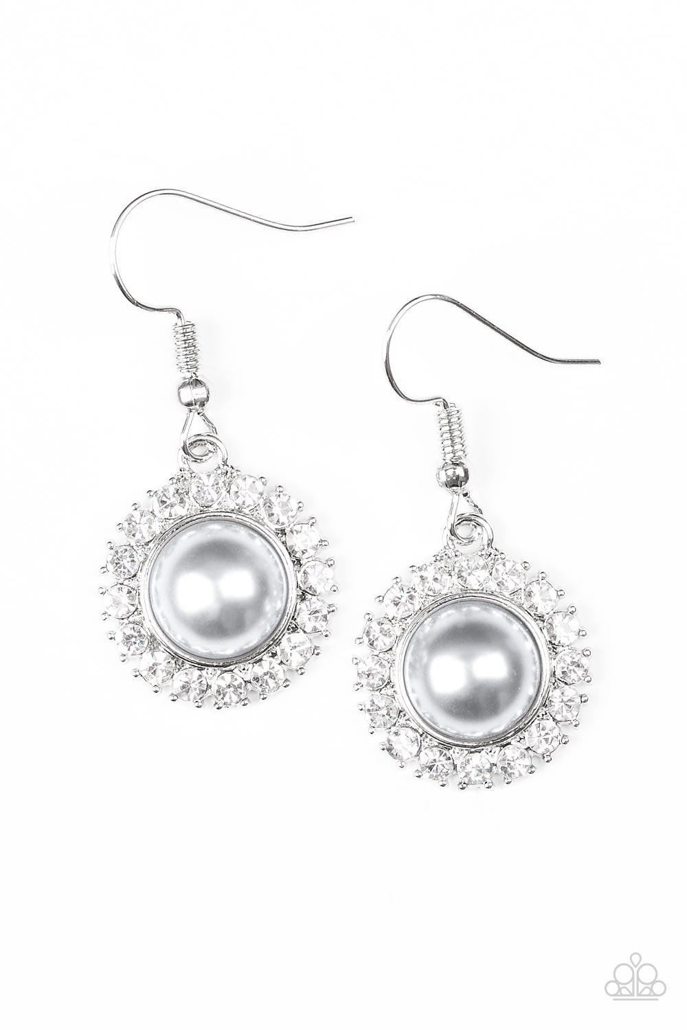 Paparazzi Accessories-Fashion Show Celebrity - Silver Earrings
